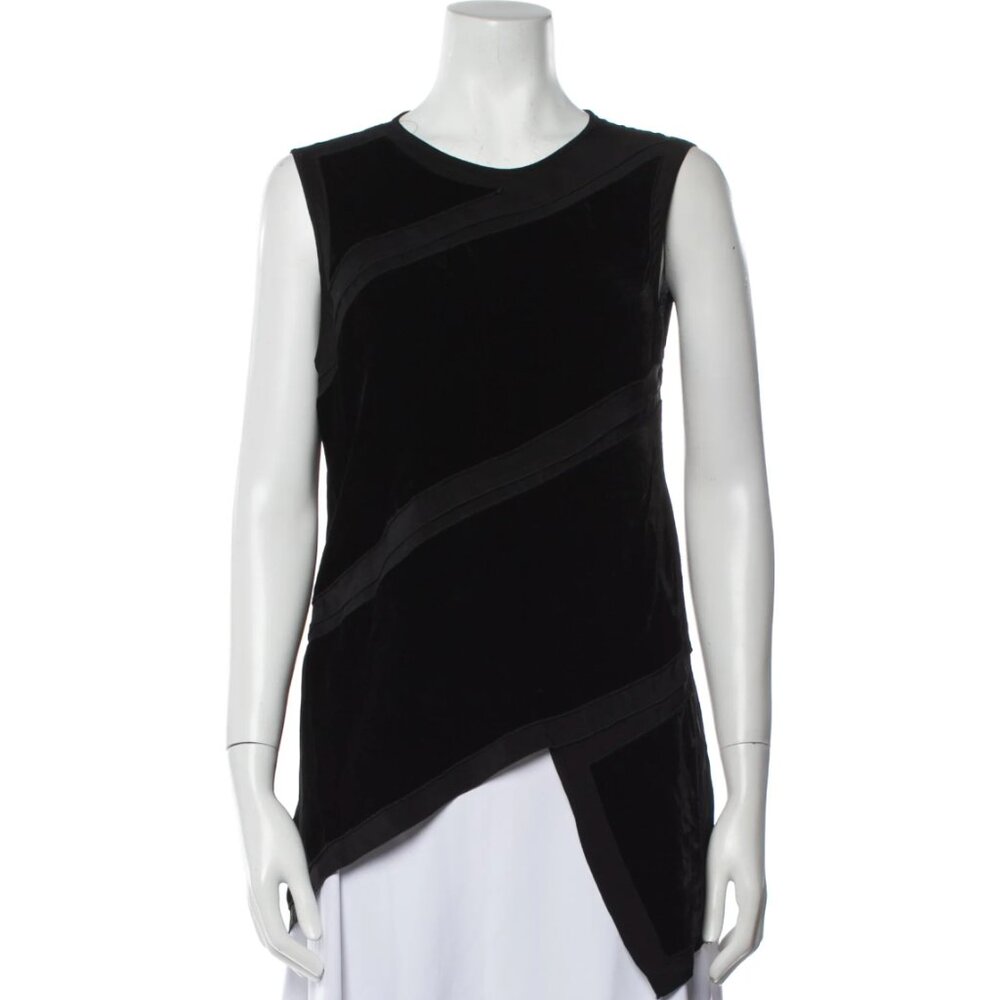 Proenza Schouler Black Silk Tank Top - Sz 6/M